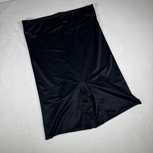 SPANX Size 3X Black Smoothing High Waisted Compression Slip Shorts